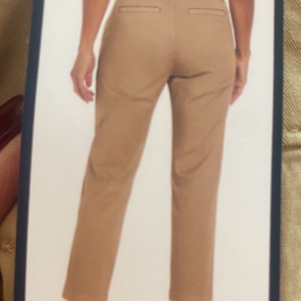 Gap Women’s Tan Crop Slim Ankle Pant New Size 10 - Picture 3 of 11